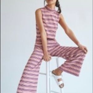 Anthropologie wide leg lounge set XL